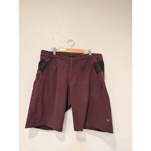 Lululemon Shorts Mens 34 Purple Chino Flat Front 11" Stretch Golf Zip Pocket